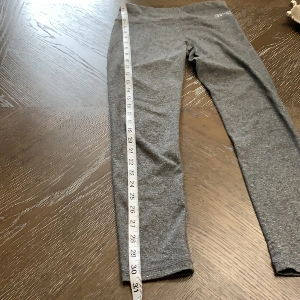 Justice gray stretchy leggings size 10